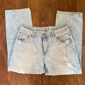 American Eagle Low Loose Jeans size 38x32